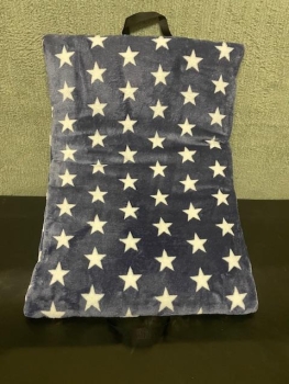 Wellnessdecke Sterne marine 70x50 cm