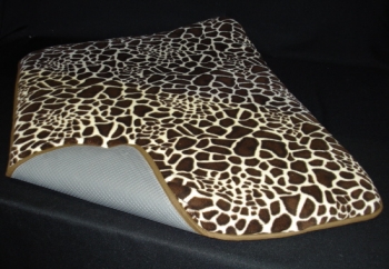 Comfortmatte antirutsch 100x70 cm Giraffe braun