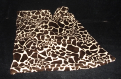 Wellnessdecke Giraffe braun 140x200 cm