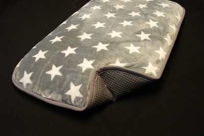 Comfortmatte antirutsch 70x50 cm Sterne grau