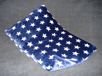 Wellnessdecke de Luxe Sterne marine 70x45 cm
