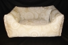 Kuschelbett abziehbar Baumwolle Mandala beige 70x60 cm